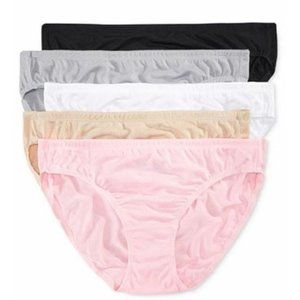 Fruit of the Loom Women's 5-Pack Premium Breathable Micro-Mesh Bikinis